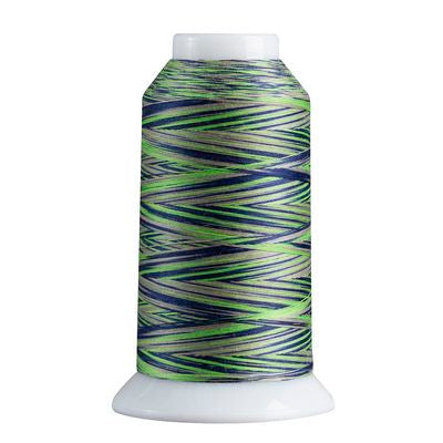 Superior Spirit 40 wt Polyester Thread 1,650 yd - Navy Green Gray