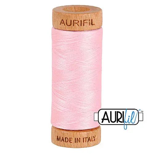 2423 Baby Pink Aurifil Cotton 80wt Spool - Choice FabricsMK80SP280-2423
