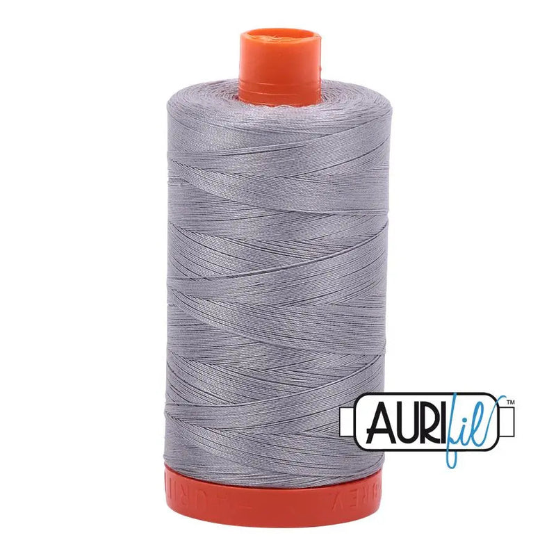 2606 Grey Mist Aurifil Cotton 50wt Large Spool - Choice FabricsMK50SP2606