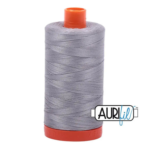 2606 Grey Mist Aurifil Cotton 50wt Large Spool - Choice FabricsMK50SP2606