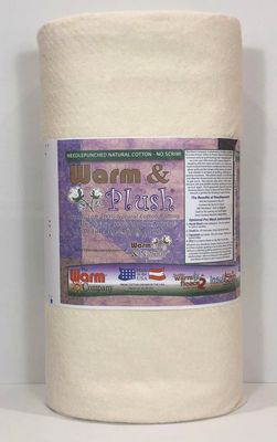 Warm & Plush 45" x 10 YD Cotton Batting Roll - Soft and Luxurious Cotton Batting - Choice Fabrics2661