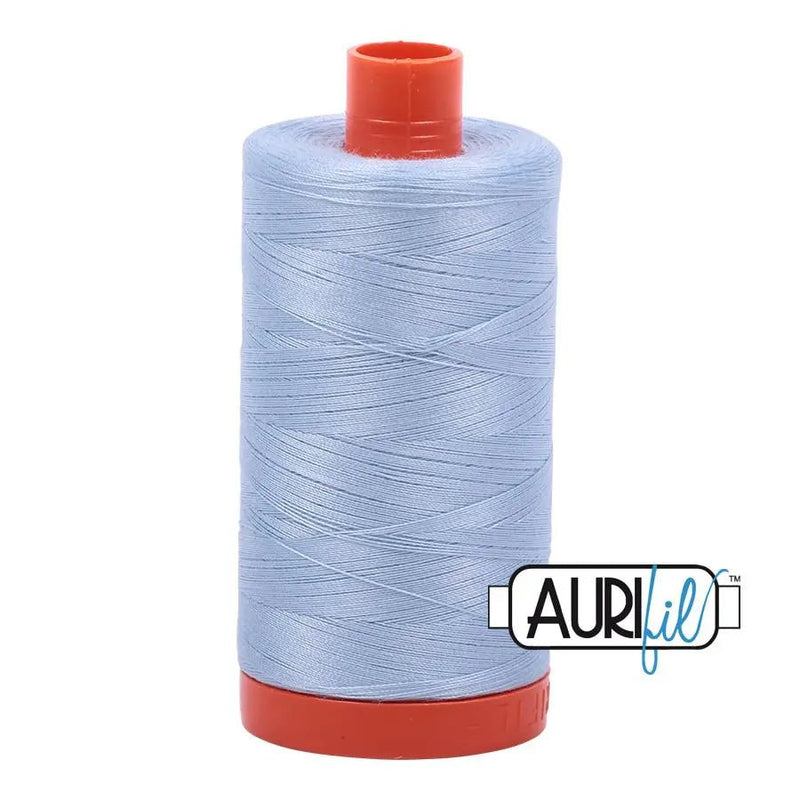 2710 Light Robins Egg Aurifil Cotton 50wt Large Spool - Choice FabricsMK50SP2710