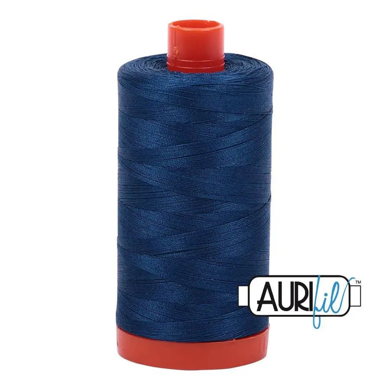 2783 Medium Delft Blue Aurifil Cotton 50wt Large Spool - Choice FabricsMK50SP2783