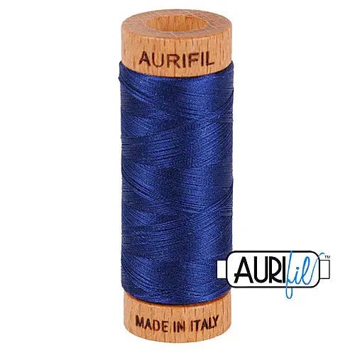 2784 Dark Navy Aurifil Cotton 80wt Spool - Choice FabricsMK80SP280-2784