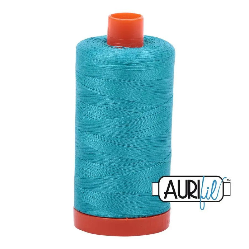2810 Turquoise Aurifil Cotton 50wt Large Spool - Choice FabricsMK50SP2810