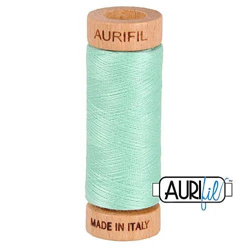 2835 Medium Mint Aurifil Cotton 80wt Spool - Choice FabricsMK80SP280-2835