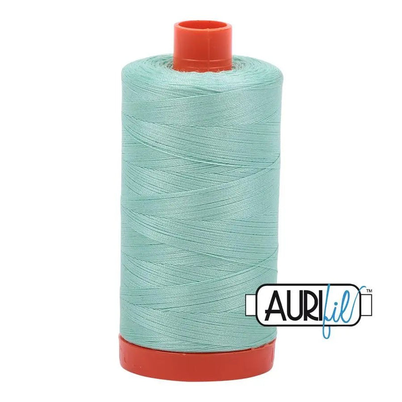 2835 Medium Mint Aurifil Cotton 50wt Large Spool - Choice FabricsMK50SP2835
