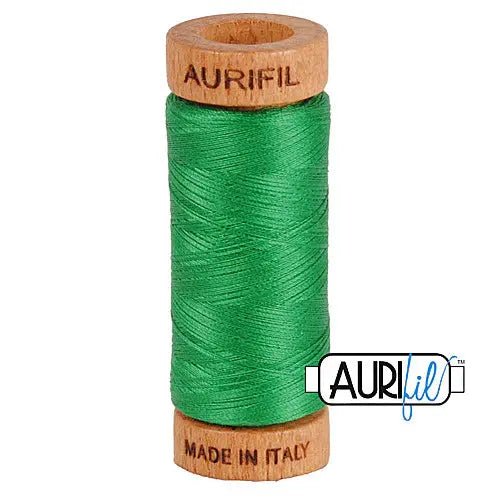 2870 Green Aurifil Cotton 80wt Spool - Choice FabricsMK80SP280-2870