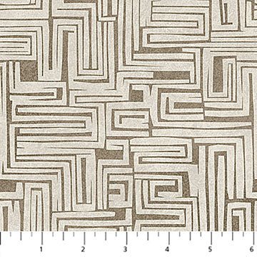 Modern Vibe Circuit Boards Taupe Cream 44"/45" Cotton Fabric Per Yard - Choice Fabrics28793-13