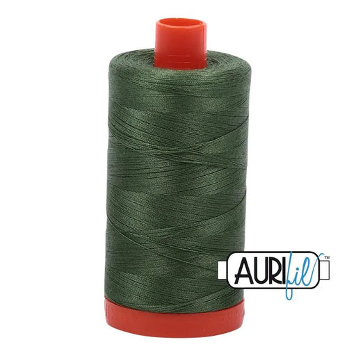 2890 Very Dark Grass Green Aurifil Cotton 50wt Large Spool - Choice FabricsMK50SP2890