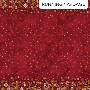 O' Christmas Tree Shimmer Ombre Red Multi 44"/45" Cotton Fabric Per Yard - Choice Fabrics28956M-24