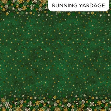 O' Christmas Tree Shimmer Ombre Green Multi 44"/45" Cotton Fabric Per Yard - Choice Fabrics28956M-74