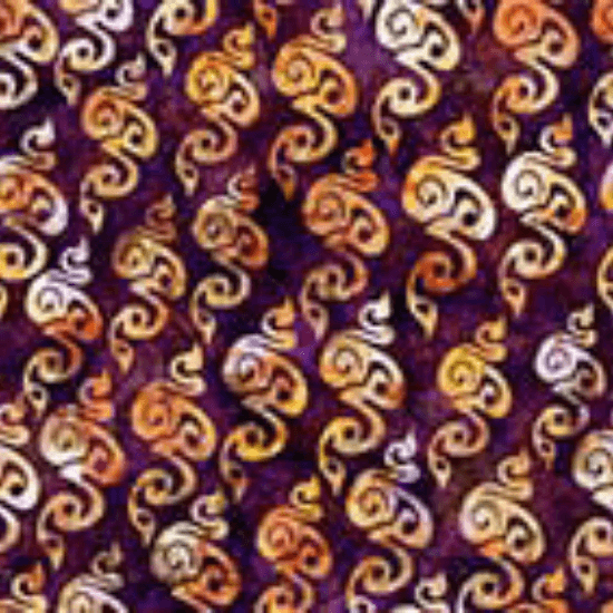 Flamenco - Squiggle - Violet - Choice Fabrics29987-V