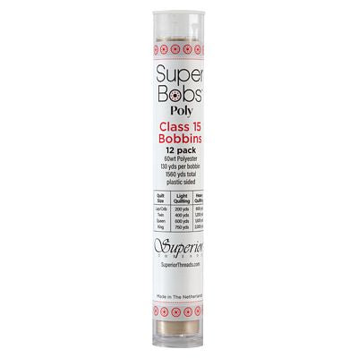 Super Bobs Polyester Prewound Bobbins A-Style 12-Pack - Statue