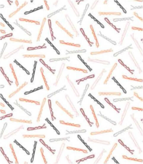 Love is in the Hair - Bobby Pins - White (3 - Yard Pack) - Choice Fabrics30210105-001-WHITE
