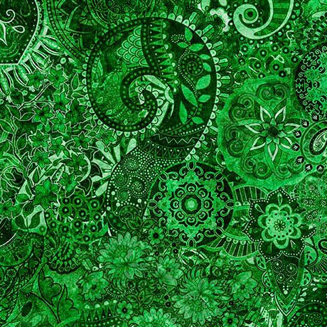 Green Mystique Blender Wideback Cotton Fabric Per Yard - Choice Fabrics1999-31497-G108
