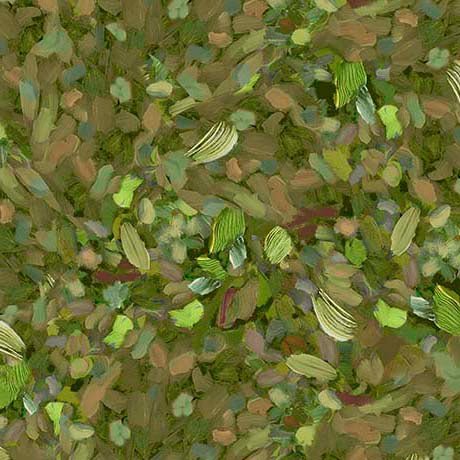 Green Fluttering Petals Watercolor Texture G 108" Wideback Cotton Fabric per yard - Choice Fabrics1999-31554-G108