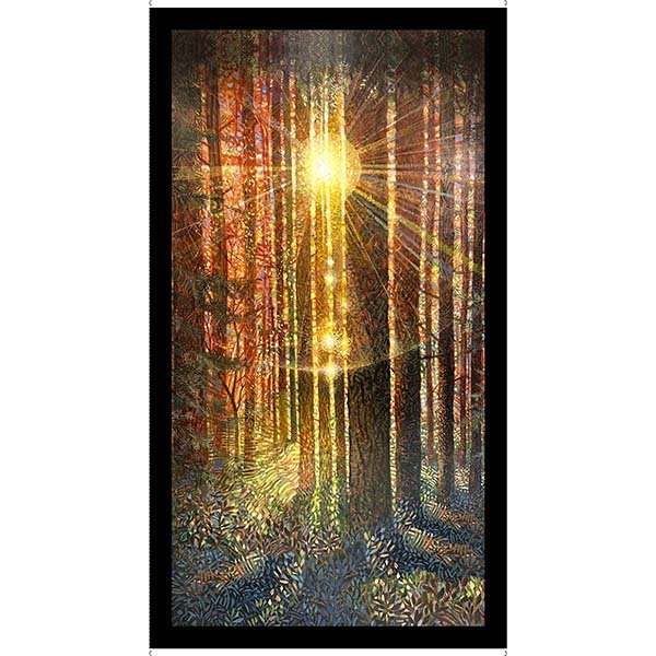 FOREST LIGHT FOREST SUNSHINE PANEL MULTI 44"/45" Fabric Per Yard - Choice Fabrics2600-32065-X