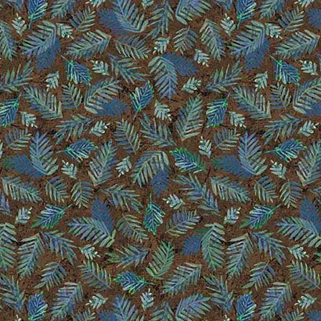 FOREST LIGHT PINE SPRIGS BROWN 44"/45" Fabric Per Yard - Choice Fabrics2600-32068-A