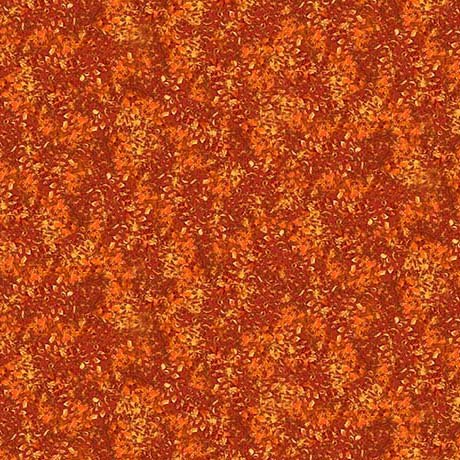 FOREST LIGHT LEAF TEXTURE ORANGE 44"/45" Fabric Per Yard - Choice Fabrics2600-32069-O