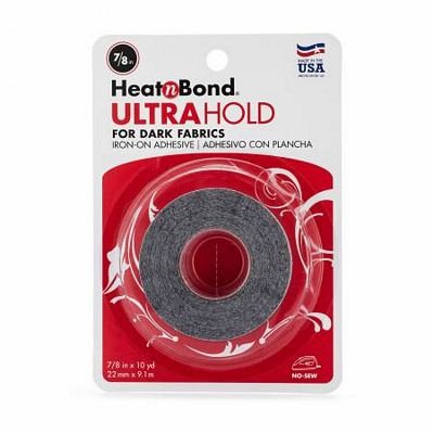 HeatnBond UltraHold Fusible Tape for Dark Fabrics 7/8 in x 10 yd - Choice Fabrics351078