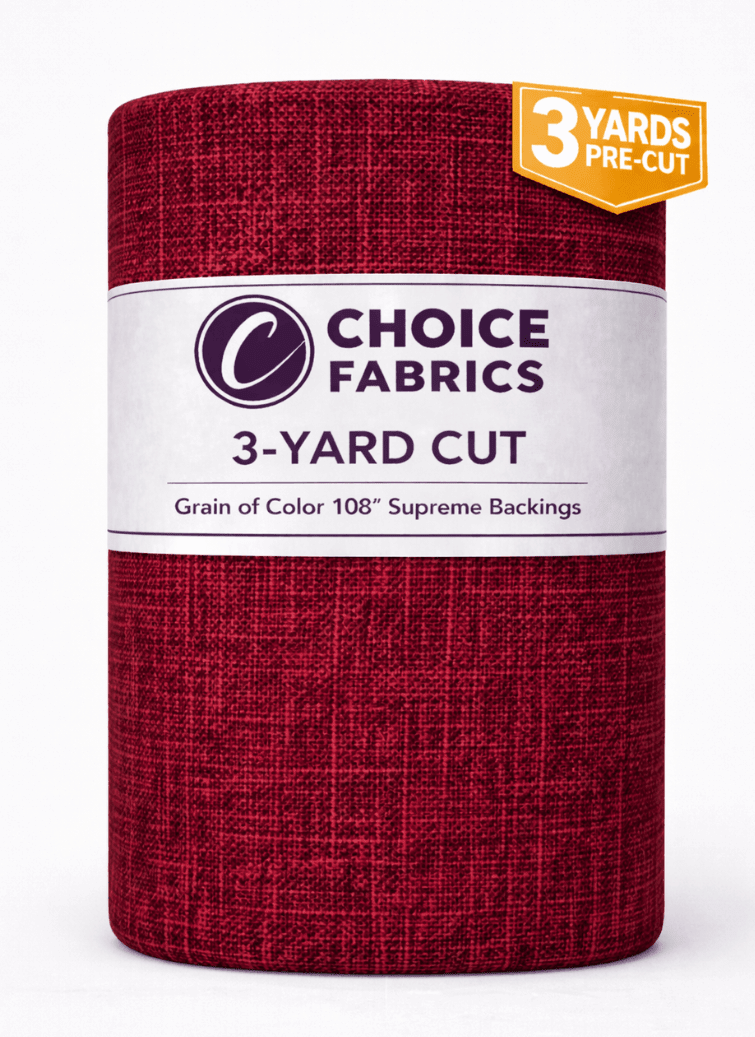 Grain of Color 108" Supreme Backings - Garnet (3-Yard Pack) - Choice Fabrics3YD-18452-014