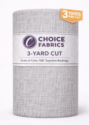 Grain of Color 108" Supreme Backings - Light Grey (3-Yard Pack) - Choice Fabrics3YD-18452-046