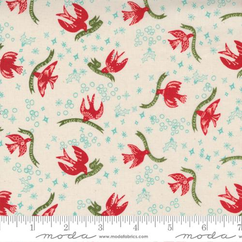 Cheer Merriment Natural 44"/45" Fabric Per Yard - Choice Fabrics45532-11