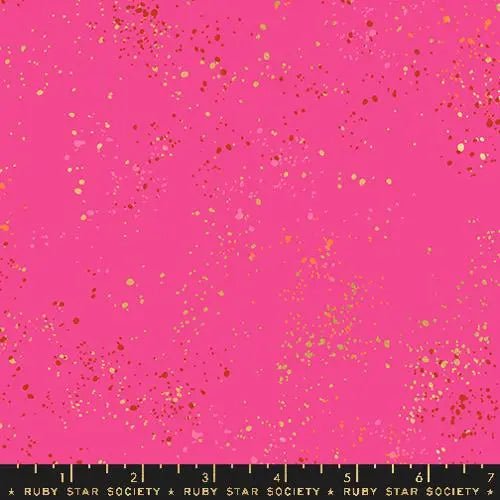 Pink Speckled Metallic Playful 43"/44" Fabric Per Yard - Choice FabricsRS5027-124M