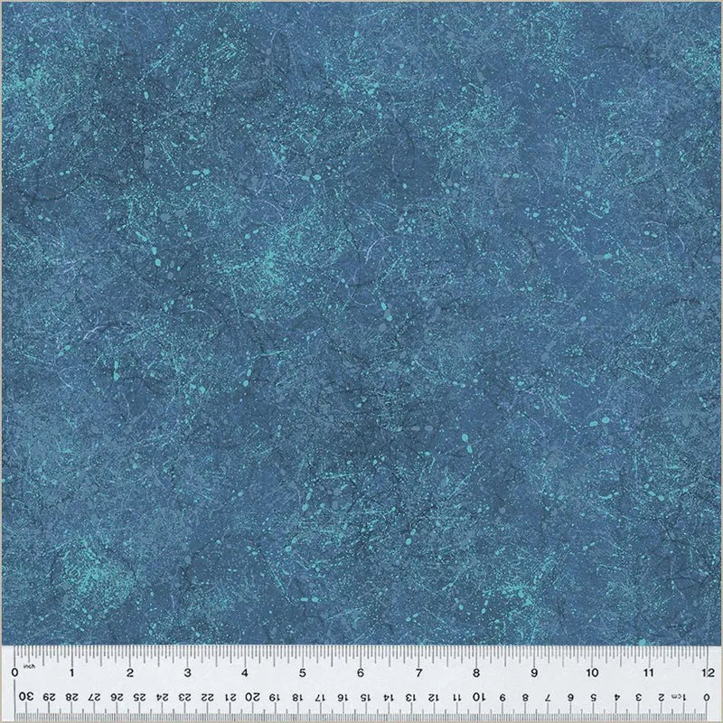 Blue Lapis Noteworthy Splatter 44"/45 Fabric Per Yard - Choice Fabrics53857-14
