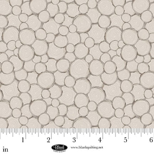 Med. Gray Tree Trunk Geo Petals & Pewter Cotton 44"/45" Fabric Per Yard - Choice FabricsPETALSNPEWTE-B-4570-92