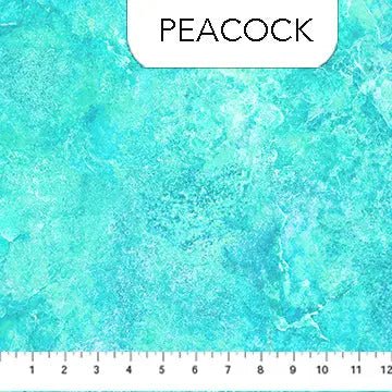 Blue Peacock Quartz Stonehenge Gradations Cotton 44"/45" Fabric Per Yard - Choice Fabrics26756-660