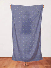Blue Night Of The Nutcracker Metallic Stipe Cotton 44"/45" Fabric Per Yard - Choice Fabrics120-19581