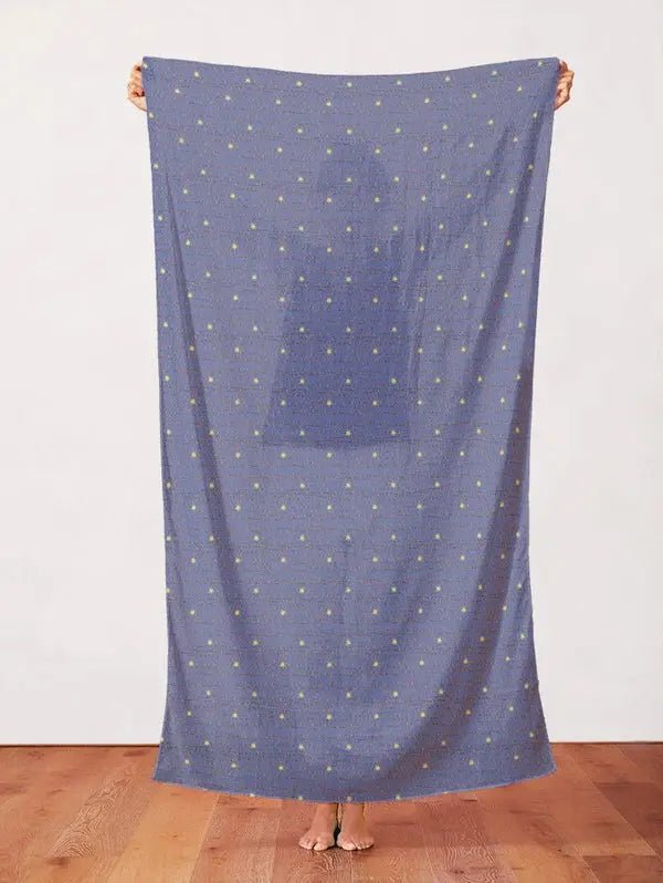 Blue Night Of The Nutcracker Metallic Stipe Cotton 44"/45" Fabric Per Yard - Choice Fabrics120-19581