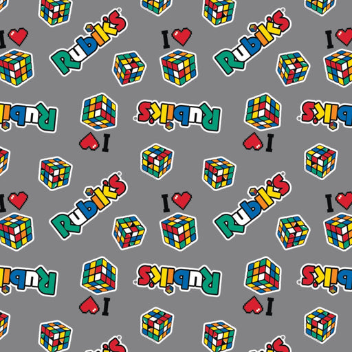 Camelot Licensed Flannels - 47010204B - Rubik's Patches - Choice Fabrics47010204B