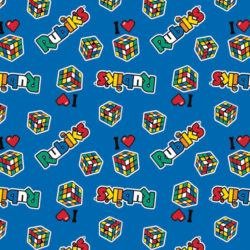 Camelot Licensed Flannels - 47010204B - Rubik's Patches - Choice Fabrics47010204B