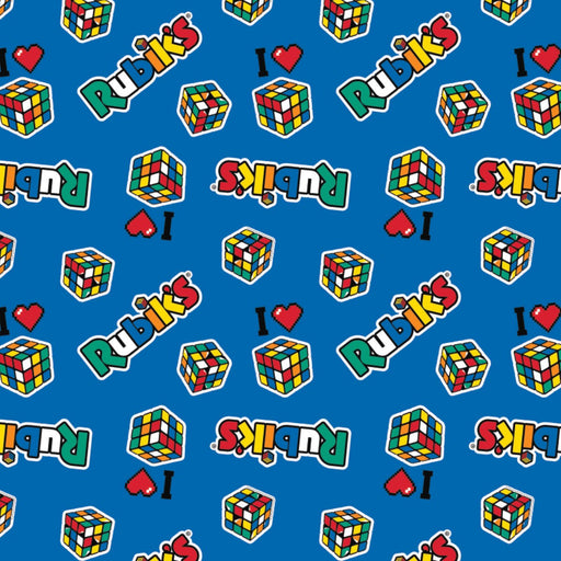 Camelot Licensed Flannels - 47010204B - Rubik's Patches - Choice Fabrics47010204B