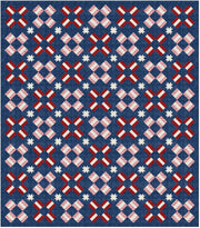 4th of July Night Sky Quilt Pattern - Paper Print Mailed Version - Choice Fabrics717337031071