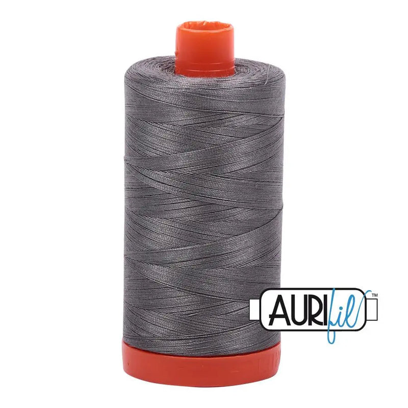 5004 Grey Smoke Aurifil Cotton 50wt Large Spool - Choice FabricsMK50SP5004