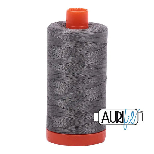 5004 Grey Smoke Aurifil Cotton 50wt Large Spool - Choice FabricsMK50SP5004