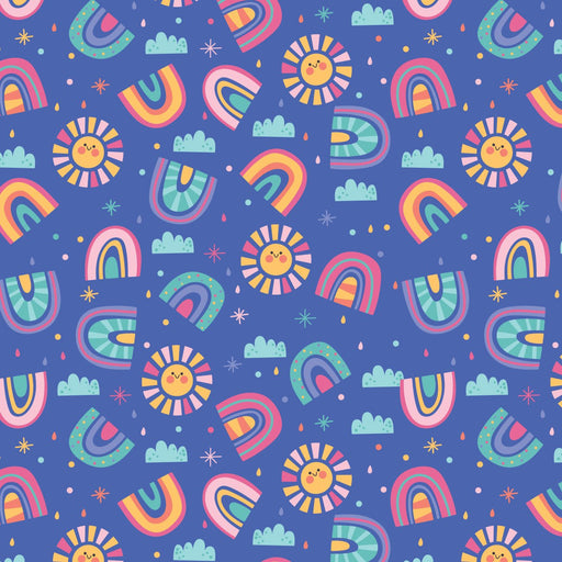 Camelot Flannels - 50240102B - 02 - Sunshine and Rainbows - Choice Fabrics50240102B-02