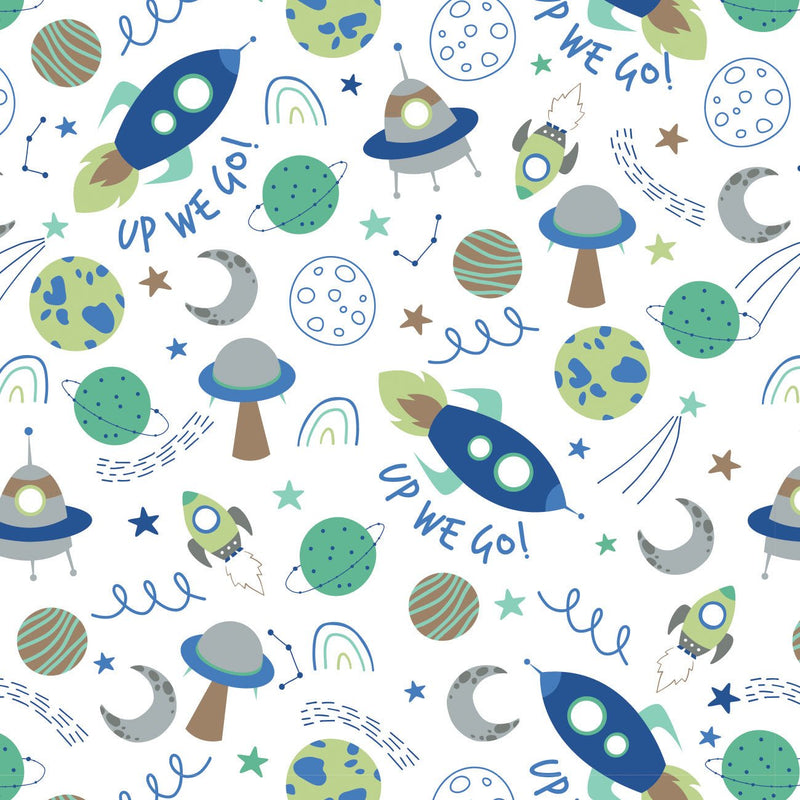 Camelot Flannels - 50240103B - 01 - Lost in Space - Choice Fabrics50240103B-01