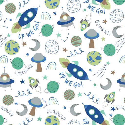 Camelot Flannels - 50240103B - 01 - Lost in Space - Choice Fabrics50240103B-01