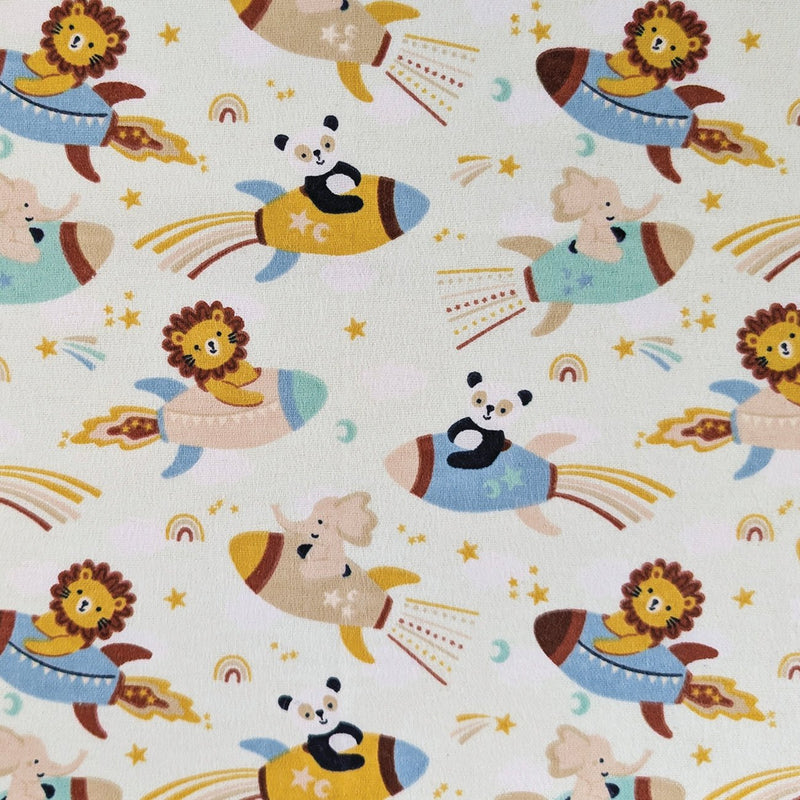 Camelot Flannels - 50250403B - 01 - Universe Baby - Choice Fabrics50250403B-01
