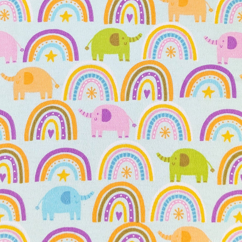 Camelot Flannels - 50250404B - 02 - Elephant Parade - Choice Fabrics50250404B-02