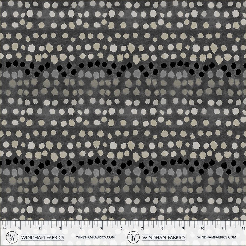 The Flannel One Paint Pots Squid Ink Flannel Cotton 42"/43" Fabric Per Yard - Choice Fabrics54549F-11