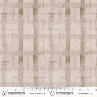 Oatmeal Plaid Cotton 43/44 Fabric Per Yard - Choice Fabrics54931D-19