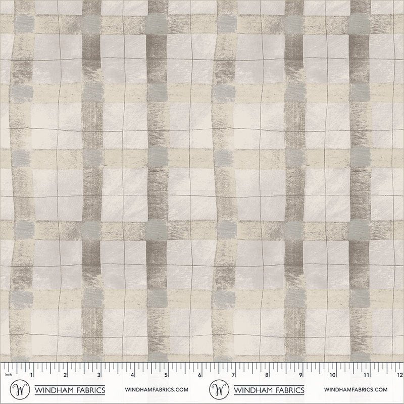 The Flannel One Oatmeal Plaid Oatmeal Flannel Cotton 42"/43" Fabric Per Yard - Choice Fabrics54931F-19