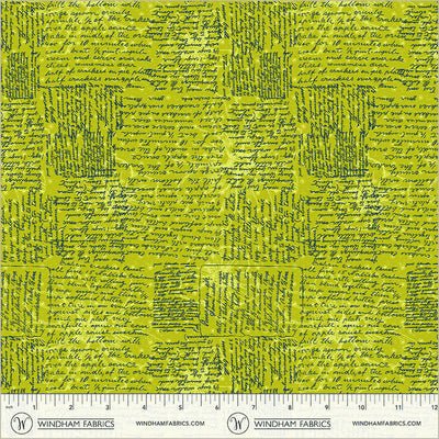 Winding Road Directions Grass Green Cotton 44"/45" Fabric Per Yard - Choice Fabrics55011-4