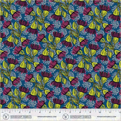 Winding Road Eucalyptus Teal Cotton 44"/45" Fabric Per Yard - Choice Fabrics55012-2
